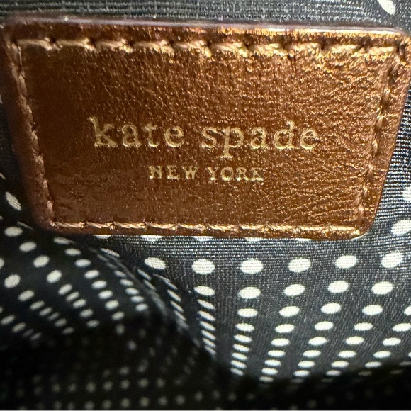 Kate Spade New York Metallic Bronze Leather Satchel - Picture 9 of 15
